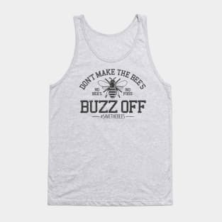 Don't make the Bee's buzz off Grey Tank Top